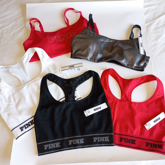 NWT PINK Victoria's Secret Sports Bras Set - Picture 7 of 9
